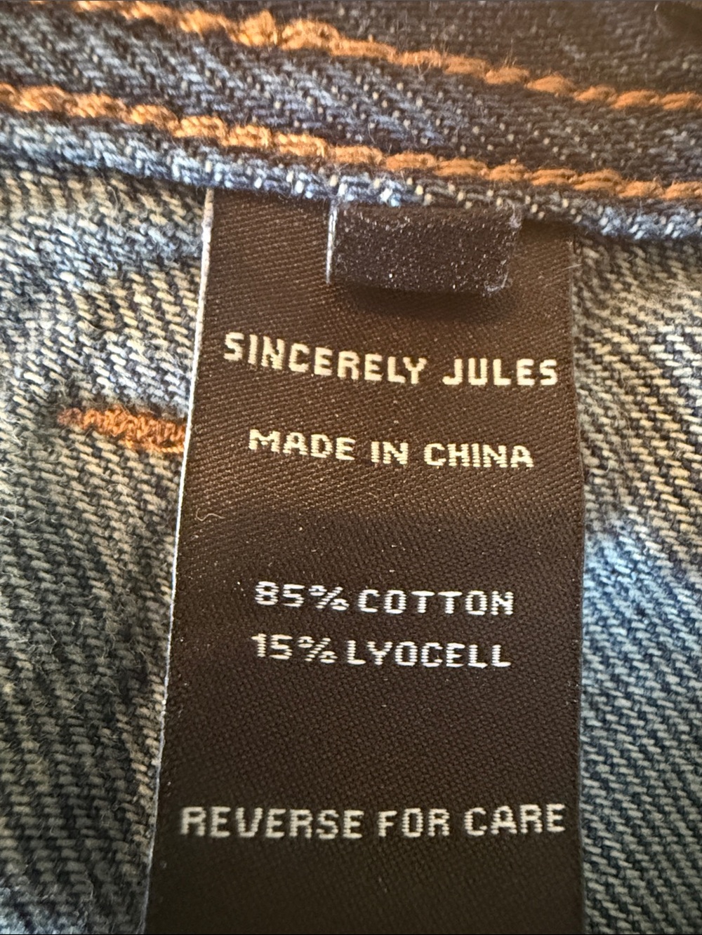 Wide Leg Women’s Jeans - Dark Blue - Picture 4 of 7